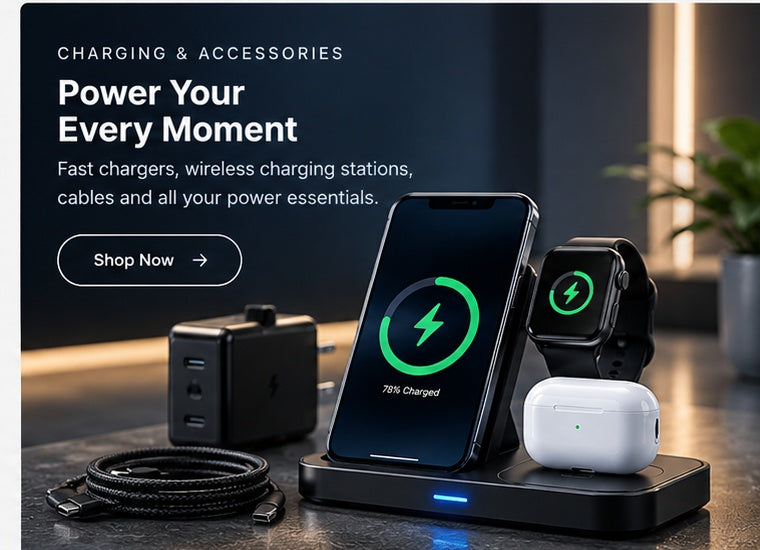 Premium Charging and Accessories category