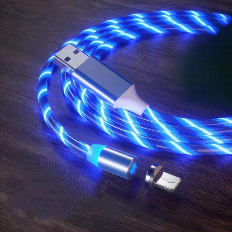 3-in-1 charging cable with magnetic tips