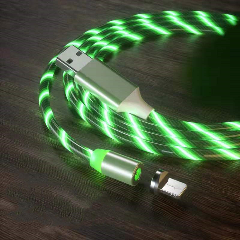 Magnetic charging cable iPhone-compatible connector