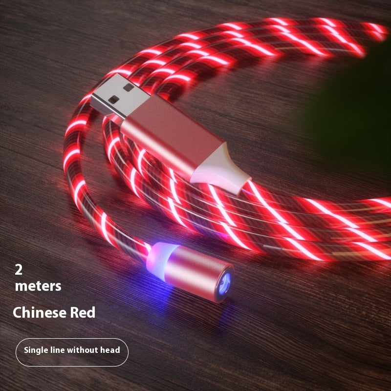 Magnetic charging cable in packaging box