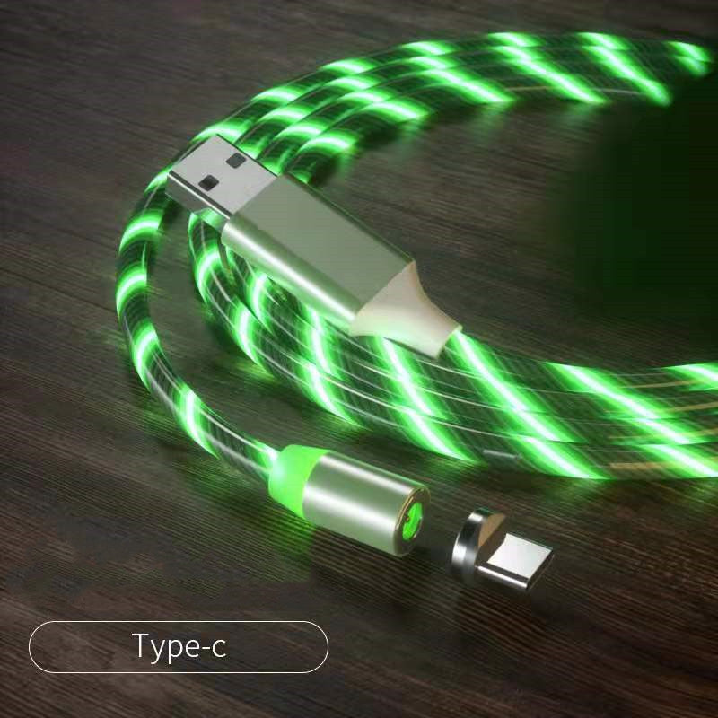 Magnetic charging cable color variant display