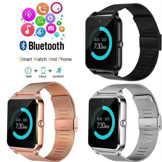Z60 smart watch with metal design and Bluetooth calling