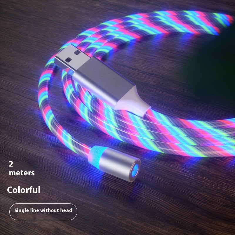 Magnetic charging cable multiple color variants