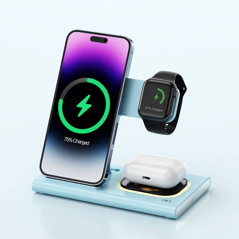 3-in-1 wireless charging station product view